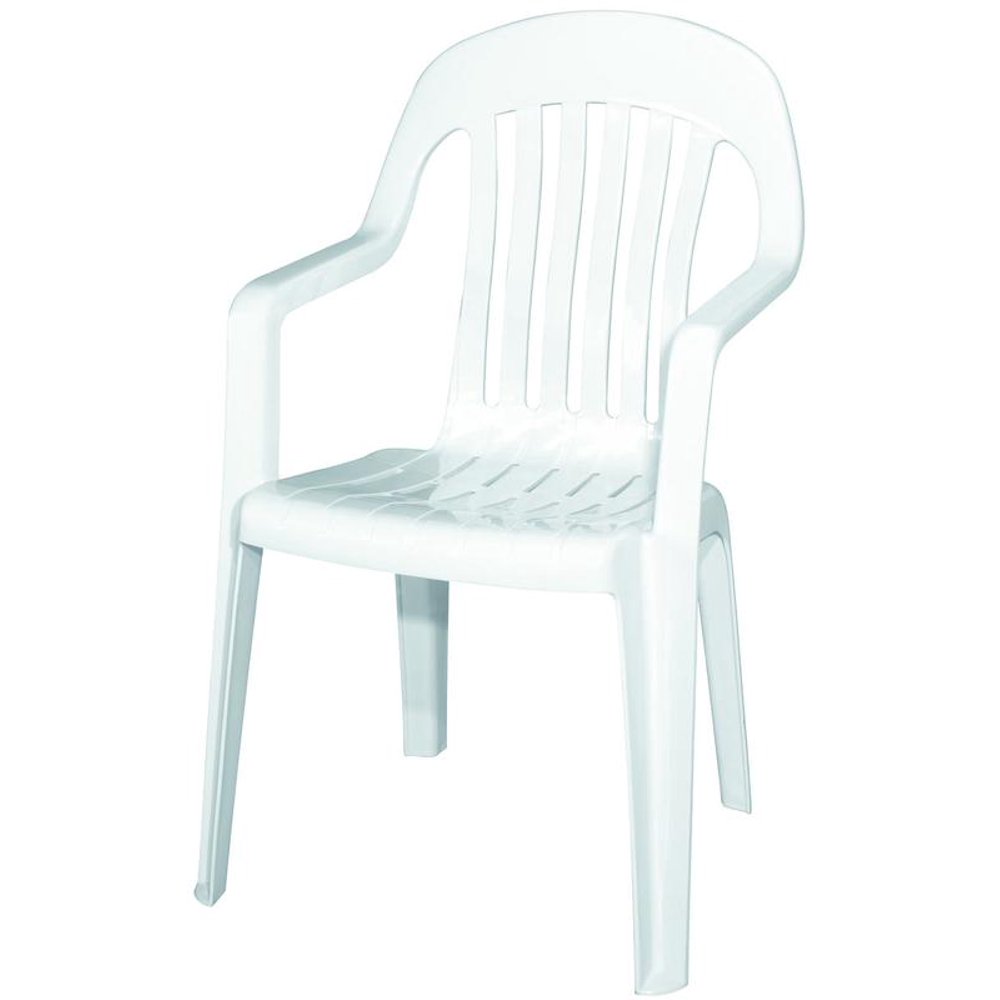 Adams 8254483700 Stackable High Back Chair, 36 in H X 22 in W X 221/