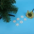 thumbnail image 1 of Hecho A Mano, 100 Uds., Patrón De Copo De Nieve, álbum De Recortes De Madera, Suministros Colgantes Decorativos Para Manualidades DIY, Color, 1 of 7