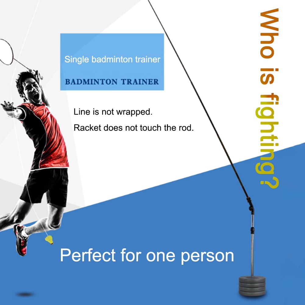A//B Badminton Trainer,Elastic Badminton Single Play Rebound Practice Swing for Todlers,Children,Adult