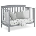 Delta Children Hanover 6in1 Convertible Baby Crib, Grey