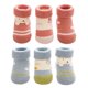 thumbnail image 1 of Calcetín de algodón con agarre para bebé, calcetines de invierno cálidos y gruesos antideslizantes para niños pequeños y niñas, calcetines bonitos con flores y animales para coche, 6 pares, 1 of 7