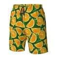 thumbnail image 4 of Fotbe Orange Lemon Trajes de Baño Estampados para Hombre, Shorts de Verano de Secado Rápido, Ropa de Playa, Bañadores-Medium, 4 of 6
