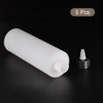 thumbnail image 3 of Uxcell 500ml Empty Squeeze Bottles Dispensing Bottle with Twist Top Cap, 5 Count, 3 of 5
