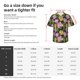 thumbnail image 5 of Balery Colorful Roses Camisas hawaianas de manga corta para hombre, camisas playeras de corte holgado, camisas de vacaciones con botones,Large, 5 of 7