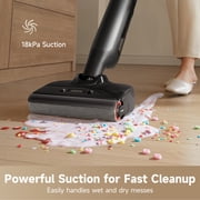 MOVA M10 Cordless Wet Dry Vacuum,Dual-Edge Self-Cleaning,18bar Suction,Zero-Tangle, Light-Weight