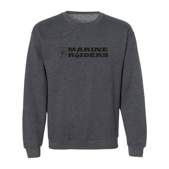 Marine Raiders Black Ink Crewneck Sweatshirt