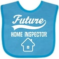 thumbnail image 3 of Inktastic Home Inspector Future Job Boys or Girls Baby Bib, 3 of 4