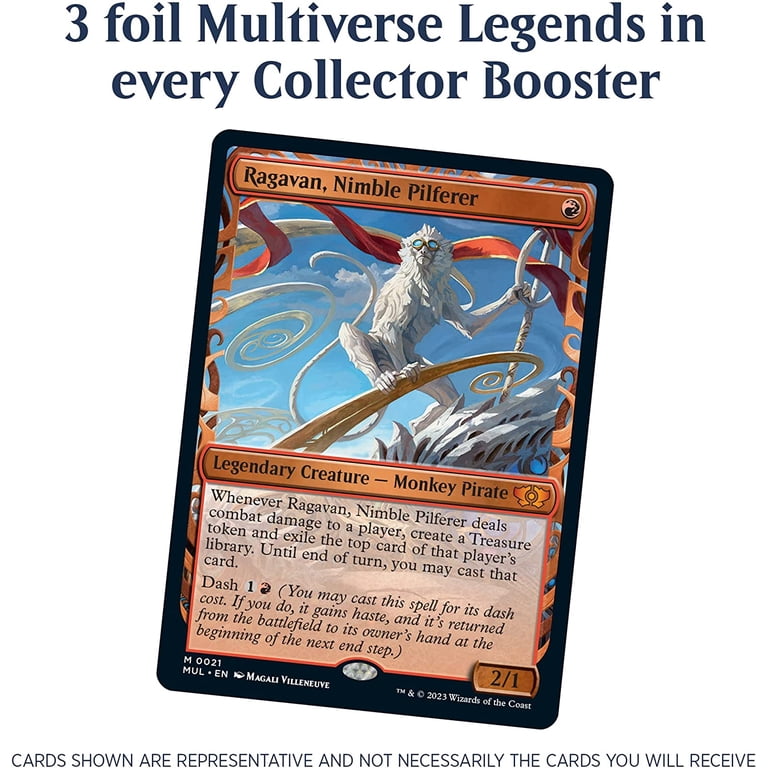 Walmart Exclusive: Magic: The Gathering - March of the Machine Set,  Collector Booster Box | 12 Packs, 180 Cards - Walmart.com