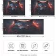 thumbnail image 4 of Wolf Satin Pillowcase for Hair and Skin Silk Pillowcase Soft Breathable Sleeping Pillow Covers Smooth Cooling Pillowcase with Envelope Closure Size Standard 20x30 in Home Decor Gifts, 4 of 7