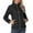 Black, variant on Herrnalise Jackets For Women Winter Coat Long Sleeve Warm Loose Stand Collar Quilted Casual Zipper Coat Shackets For Women 2024 fall Wine,XL