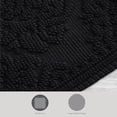 thumbnail image 6 of Jean Pierre Ricardo Cotton Fringe 27 x 45 in. Bath Rug, Black, 6 of 7