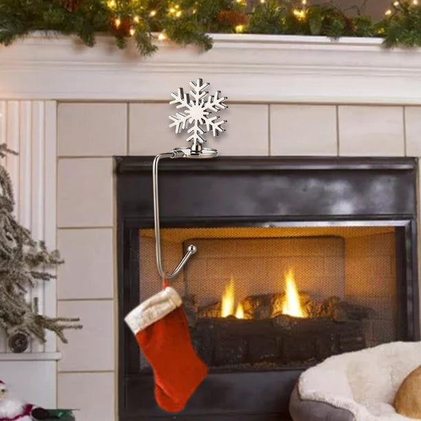 Soporte de calcetín de Navidad Baoblaze Gancho para medias