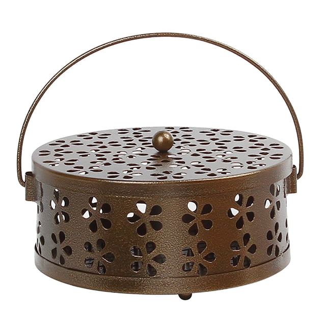 Fireproof Incense Burner with Cover for Home Indoor Aromatherapy and Coil Holder
