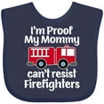 thumbnail image 3 of Inktastic Firefighter Daddy Baby Fireman Boys or Girls Baby Bib, 3 of 4