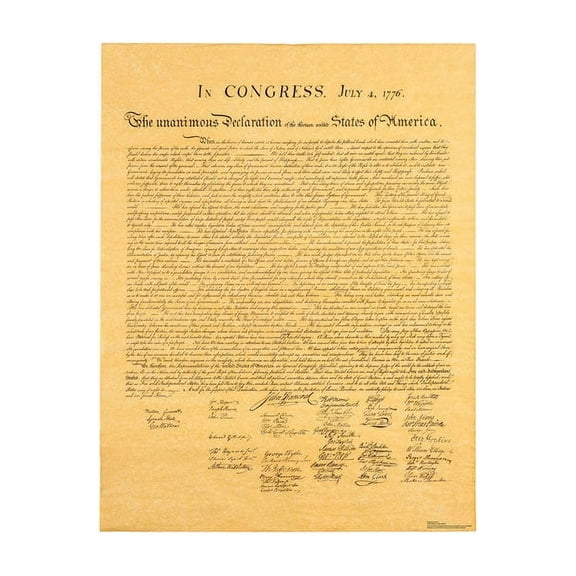 Declaration of Independence Cardboard Cutout