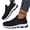 Black, variant on IEMIEMIEM Orthopedic Casual Shoes for Women Arch Support Non Slip Slip on Work Shoes Wide Knitted Mesh Stretch Walking Shoes Comfortable 2026 New Foam Shoes Gray 7 Wide