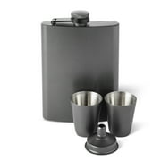 Better Homes & Gardens Flask Set with Shot Glasses and Funnel