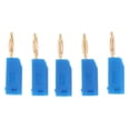thumbnail image 2 of Adaptateurs Audio Banane Mâle 2mm Plaqué 5x pour Sonde de Test d'Instrument Bleu, 2 of 8