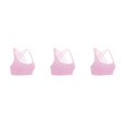 thumbnail image 3 of Qarigey Sujetadores deportivos Entrenamiento Fitness Sujetador Firmeza Práctico Deporte Prop Acolchado Rosa XL Type1 NO1 Qarigey CBP382463, 3 of 6