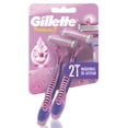 thumbnail image 1 of Rastrillo para Mujer Gillette Prestobarba3 con 3 Hojas para Depilar al Ras 2 pzas, 1 of 5