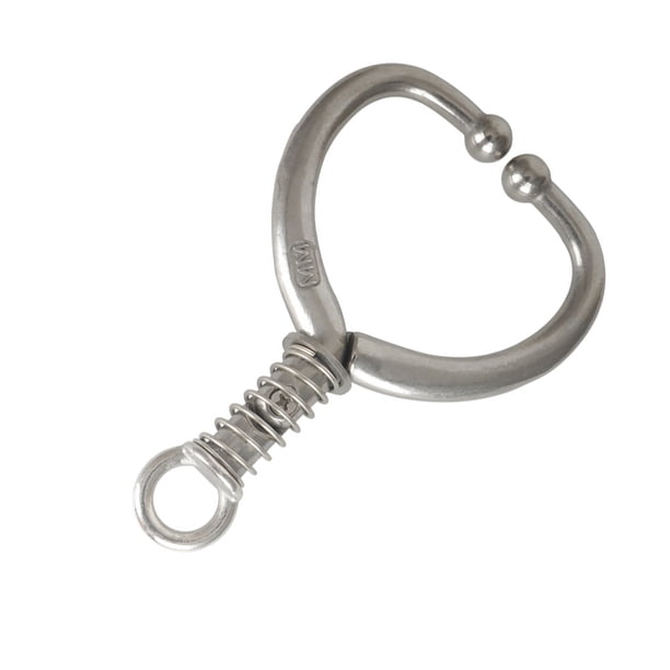 Methold Anillo de nariz Alicates de vaca Suministros agrícolas Sin taladro Mano de obra ajustable Hebilla de operación simple y ligera Hábitats y jaulas para animales pequeños Pequeño