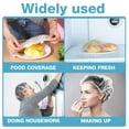 thumbnail image 6 of GMZW 240Pcs Extra Large Disposable Shower Caps, Thick Waterproof Plastic Hair Caps , Elastic Fit for Women & Men, Perfect for Bath, Travel, Spa, Home, Hair Dye, Hotels, 6 of 7