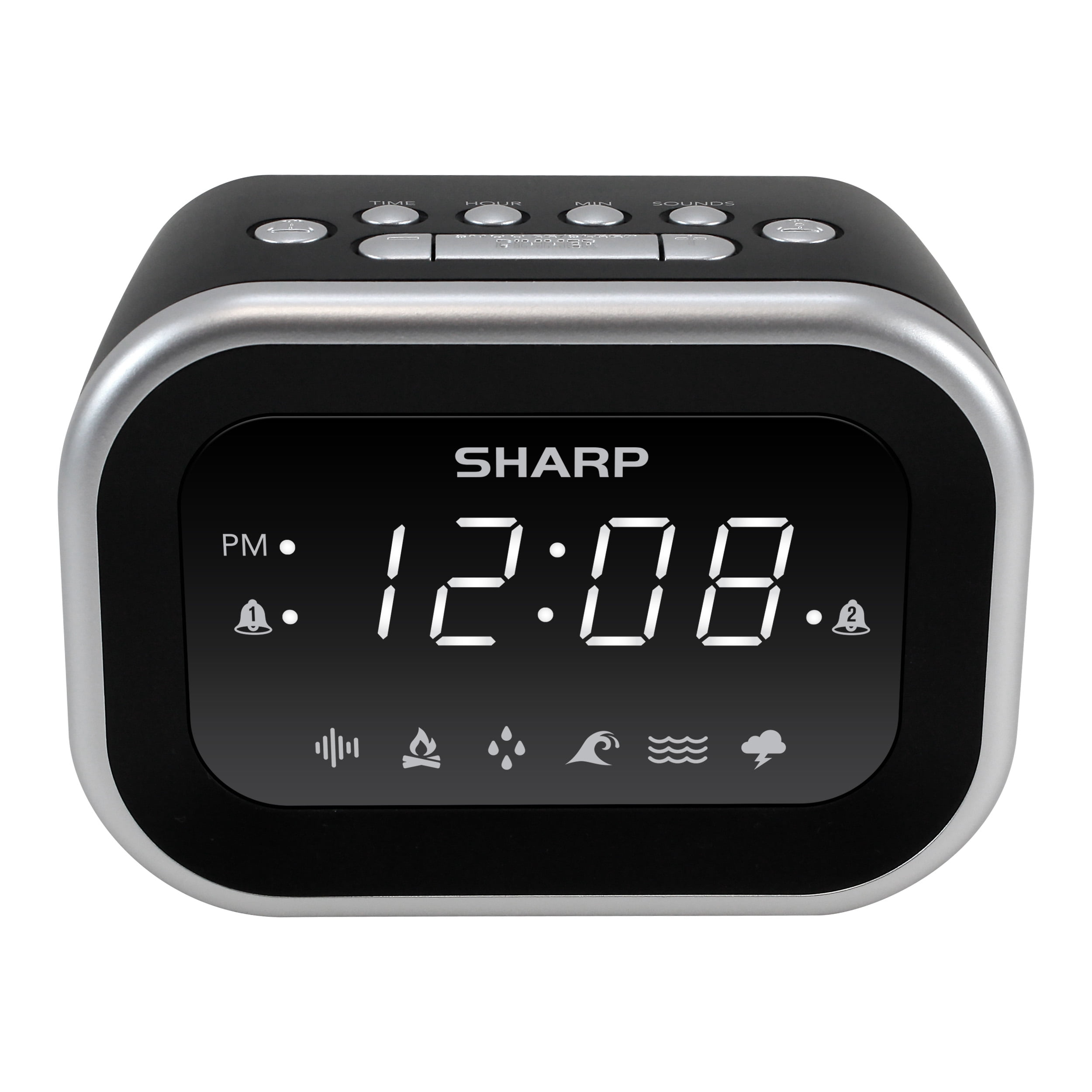 Sharp Sound Machine Alarm Clock Spc232a Walmart Com Walmart Com