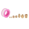 thumbnail image 2 of Kit de tubes pour manomètre de pression d\'huile de 72 pouces, tube en laiton pour manomètre de pression d\'huile avec raccords NPT de 1/8" et 1/4"., 2 of 4