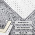 thumbnail image 3 of Modern Soft Shaggy Rugs Grey Fluffy Home Decorative Carpets, Rectangle Durable Plush Fuzzy Area Rugs, 3 of 10