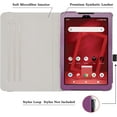 thumbnail image 3 of Labanema Compatible with Orbic Tab8 5G Rotating Case,360 Degree Rotary Stand With Cute Pattern Cover for Orbic Tab8 5G Verizon /Orbic Tab8 5G UW 8-inch Tablet,Purple, 3 of 7