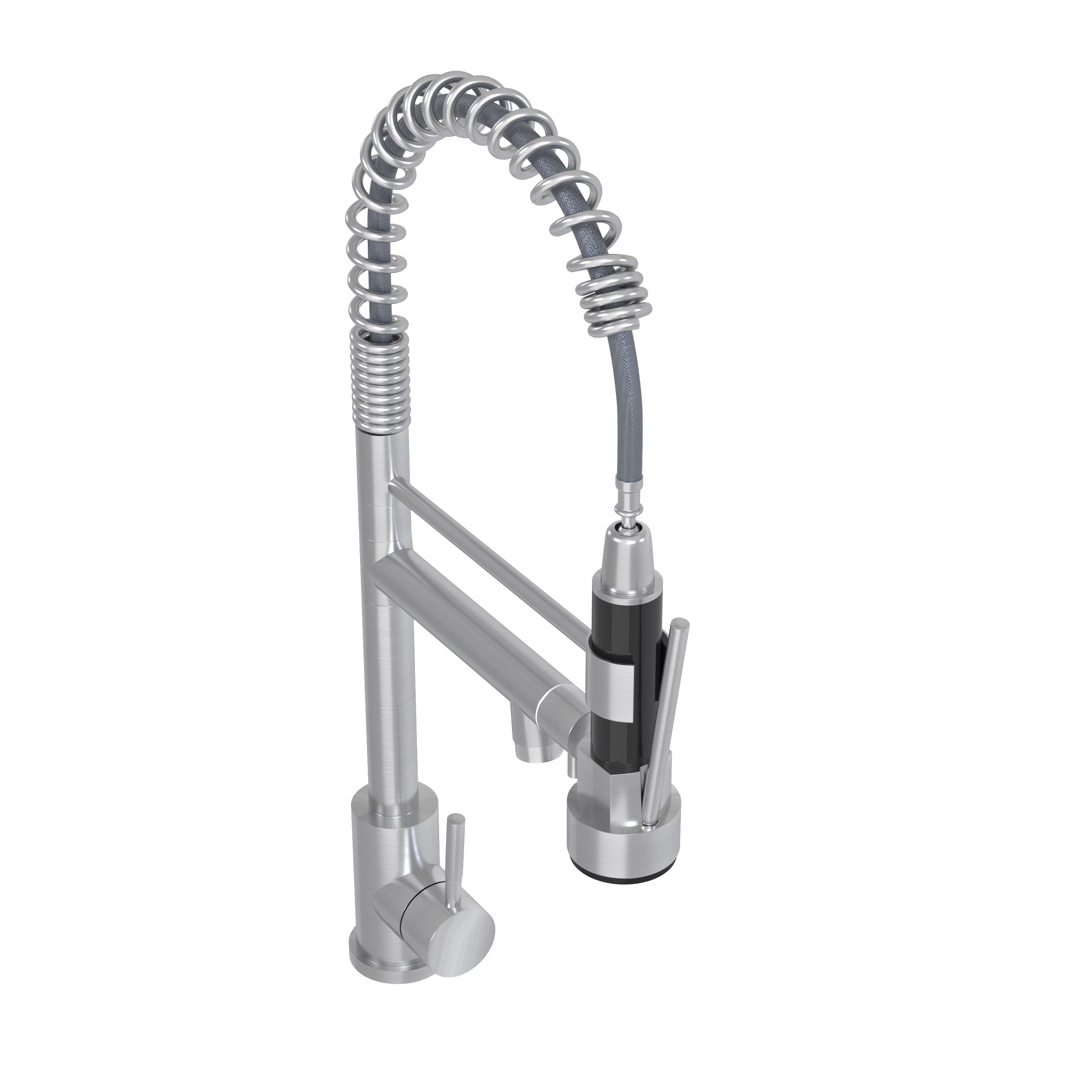 Bothwa Home KF-YQ605-BN 19-Inch Enzoh Kitchen Faucet in Brushed Nickel Finish