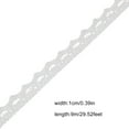 thumbnail image 4 of tredstone 1 Roll Lace Ribbons Supple Portable Sewing Accessory Good-looking Delicate Lace Trim for Dress Party Holiday Wedding Decorations Type3, 4 of 6