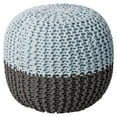 thumbnail image 2 of Bloomingville Round Knit Pouf, 2 of 3