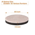 thumbnail image 2 of Deslizadores para muebles EASTWONDER, 16 piezas, almohadillas de fieltro de 7,5 cm, 2 of 7