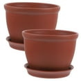 thumbnail image 5 of UPOUART 2Set Plastic Plant Containers For Household Plants Pot 16.5X12Cm, 5 of 8