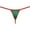 Dark Green, variant on Men Solid Spandex Bikini Thong Male Pouch Tangas Underwear T-back Jockstrap T-Back Light Green XL