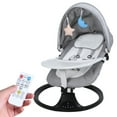 thumbnail image 2 of Happydeer Rocking Stool, Electric Rocking Chair with Intelligent Induction System and Safety Harness, Remote Control Bluetooth-compatible Adjustable Backrest and Timer, 2 of 8