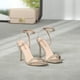 thumbnail image 2 of Sandalia DREAM PAIRS SDHS2214W Dorado con Brillo Tacón 10 cm, 2 of 8