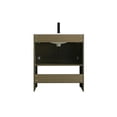 thumbnail image 3 of Elegant Kitchen and Bath Ira 30 Inch Single Bathroom Vanity In Chestnut Brown, 3 of 13