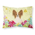 thumbnail image 1 of Funda De Almohada Estándar De Tela Blanca Roja Papillon Con Huevos De Pascua, 1 of 1