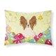 thumbnail image 1 of Funda De Almohada Estándar De Tela Blanca Roja Papillon Con Huevos De Pascua, 1 of 1