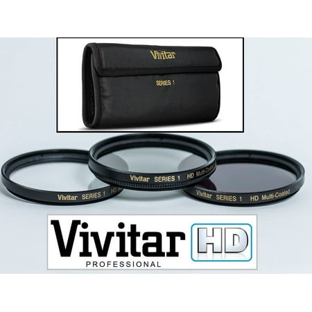 3PC Hi Def (UV PL & ND8) Filter Kit For Panasonic Lumix DMC-FZ1000 DMC-FZ1000K