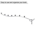 thumbnail image 3 of Unique Bargains 10 Inch Pegboard Hooks Fits 1/4 Inch Holes Pegboards Silver, 10 Count, 3 of 5