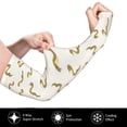 thumbnail image 2 of Ocsxa Cartoon Snake Print Unisex UV Sun Protection Arm Sleeves,UPF 50 Cooling Sports Sleeve Compressio Golf Basketball Arm Sleeves Cycling Sleeves 1 Pair, 2 of 7