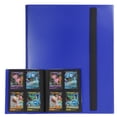 thumbnail image 1 of Uxcell 4 Pocket Trading Card Binder, PU Cover Card Collection Binder 160 Side Loading Card Binder Card Album Folder for TCG, Game Cards, Sports Cards(Dark Blue), 1 of 7