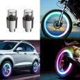 thumbnail image 2 of 2-Pack Auto-Sensing LED Bike Wheel Lights, Motion & Light Activated, Waterproof Colorful Cycling with Built-in Batteries, Durable & Rustproof for Bicycles, Cars, Motorcycles - Green, 2 of 6