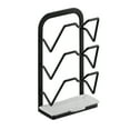 thumbnail image 1 of Ohufall Drill-Free Wall Mounted Pot Lid Rack Kitchen Lid Organizer Storage For Cutting Board Chopping Board Kitchen Storage, 1 of 6