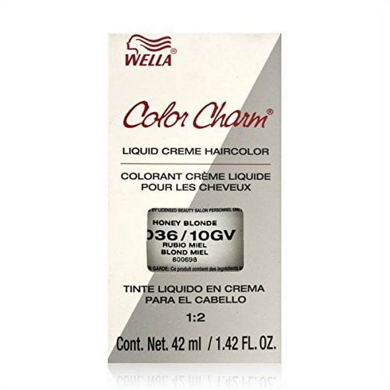 Wella ColorCharm Permanent Liquid Hair Color, 10GV/1036, 1.42 fl. oz.