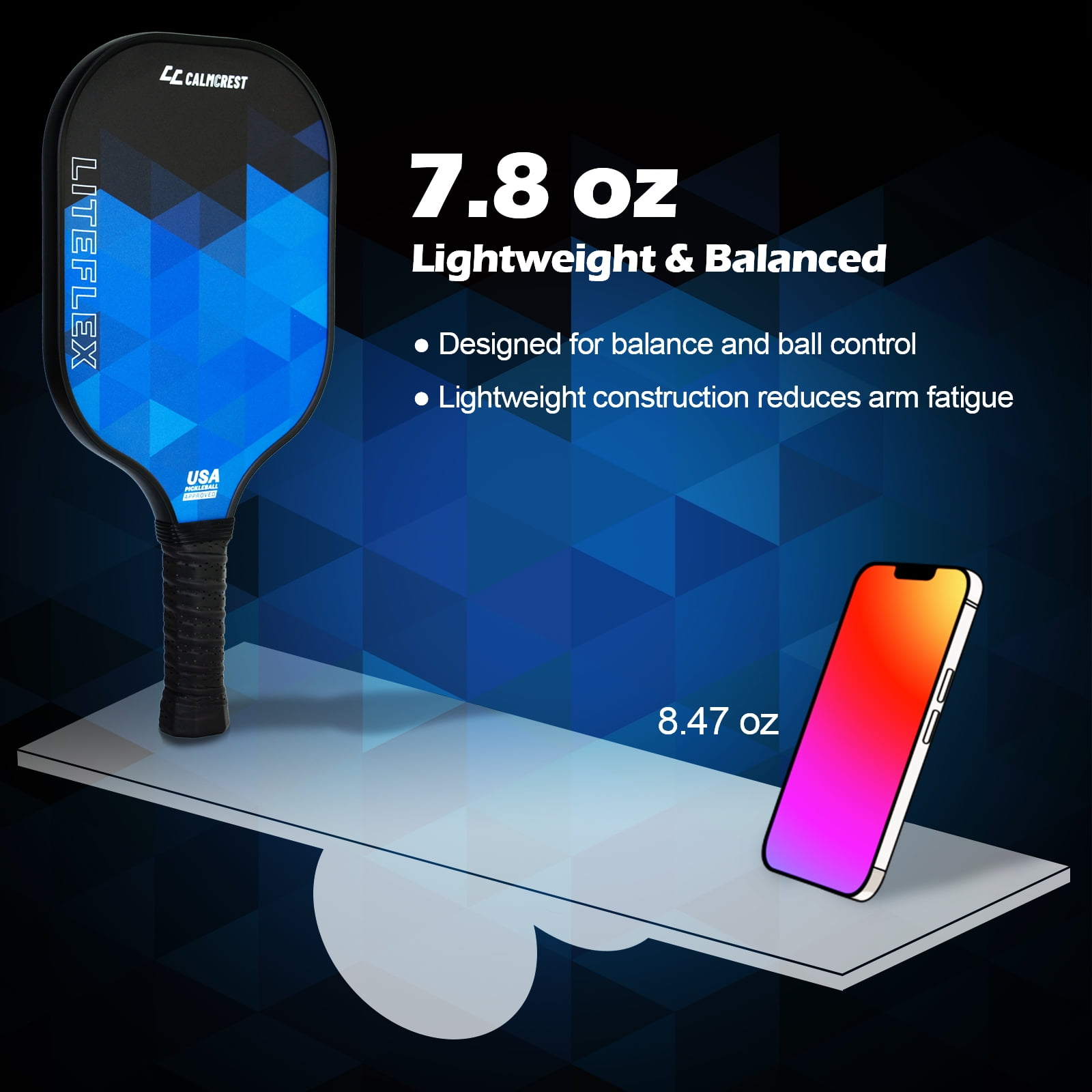 Calmcrest Pickleball Paddles Set
