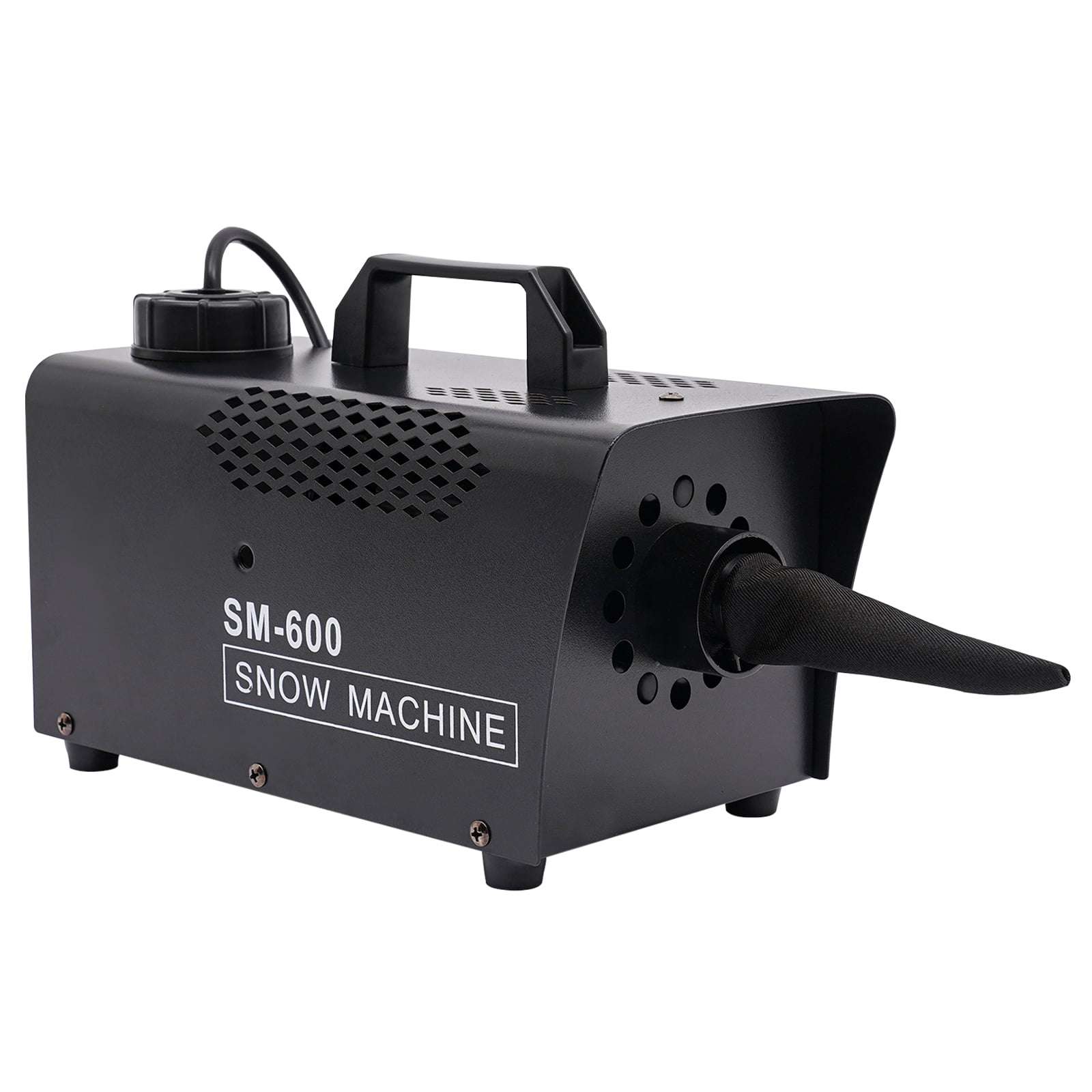 Powerful 600W Snow Machine, Remote Control, 3000CFM Spray Volume, 1L Tank, Perfect for Weddings, Birthdays, and Holiday Decorations, 538-861ft² Coverage